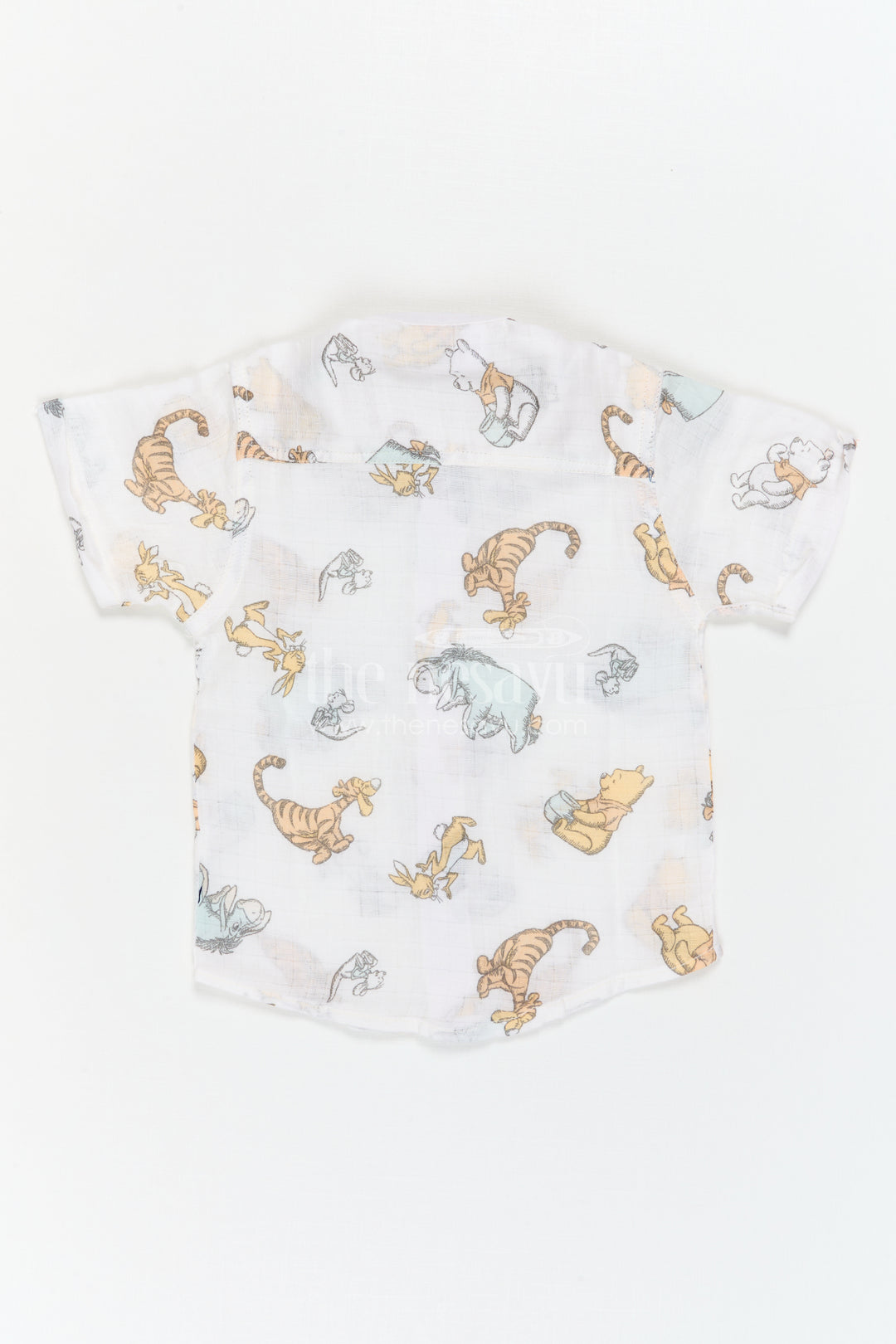 The Nesavu Boys Cotton Shirt Boys Printed Cotton Shirt for Vacations and Playful Outings Nesavu Nesavu Boys Muslin Cotton Printed Shirt For Vacations And Playful Outings