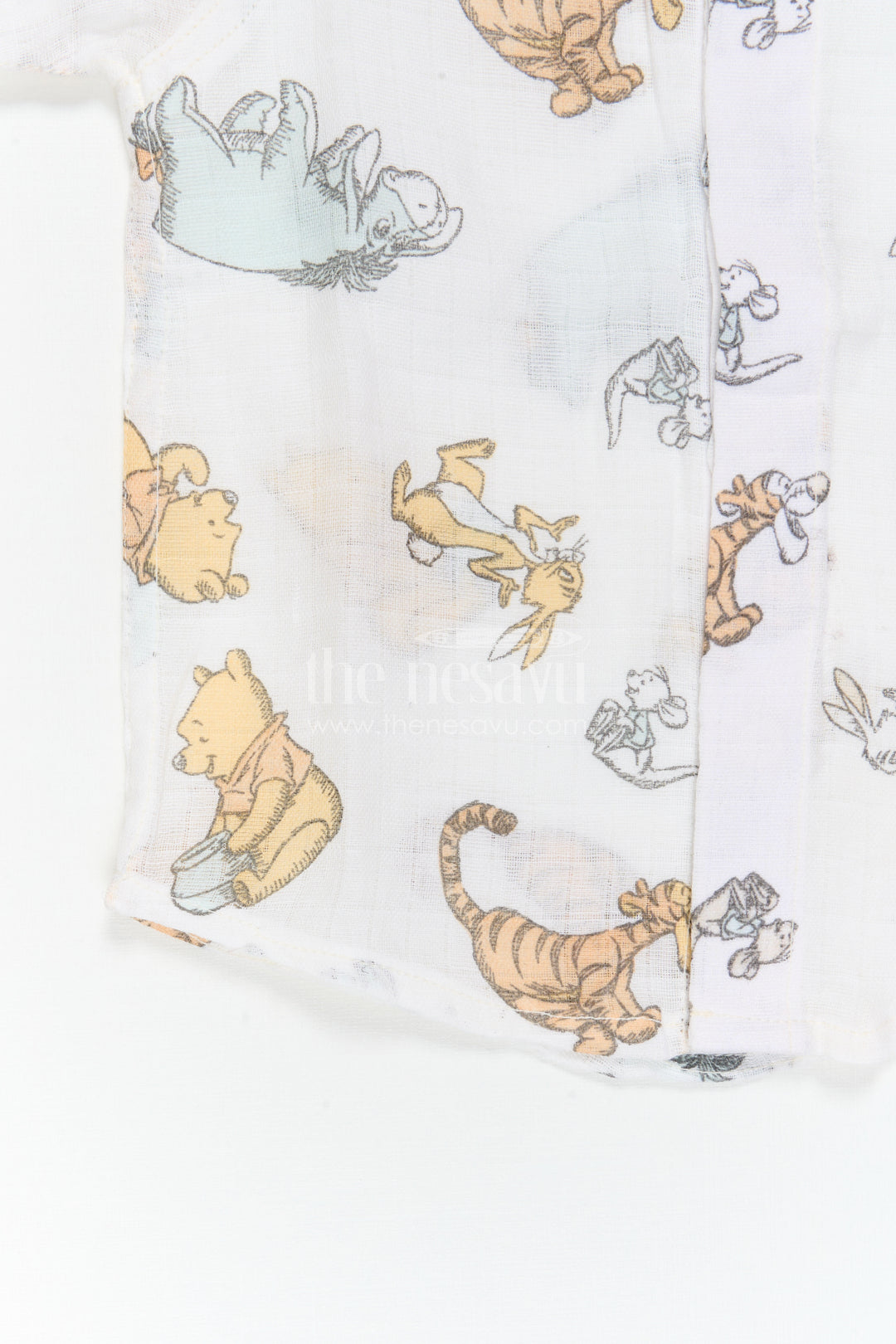 The Nesavu Boys Cotton Shirt Boys Printed Cotton Shirt for Vacations and Playful Outings Nesavu Nesavu Boys Muslin Cotton Printed Shirt For Vacations And Playful Outings