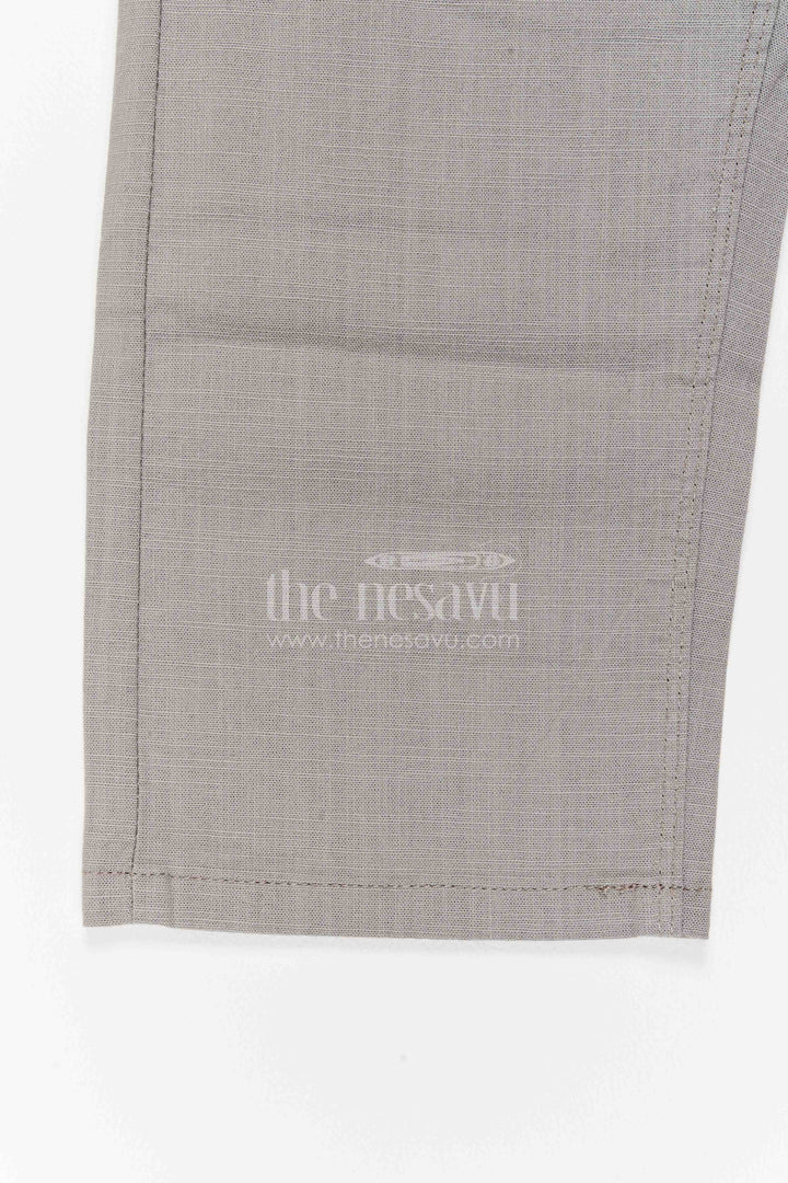 The Nesavu Boys Pant Boys Relaxed Cotton Pants for Travel Playdates and Everyday Outings Nesavu Nesavu Boys Relaxed Cotton Pants For Travel Playdates Everyday Outings And Comfortable Casual Dressing