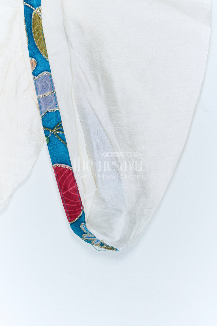 The Nesavu Boys Sherwani Boys Sherwani Dress Set for Weddings and Festive Occasions Nesavu Nesavu Boys Sherwani Set Viscose Silk With Designer Embroidery For Weddings And Festive Occasions