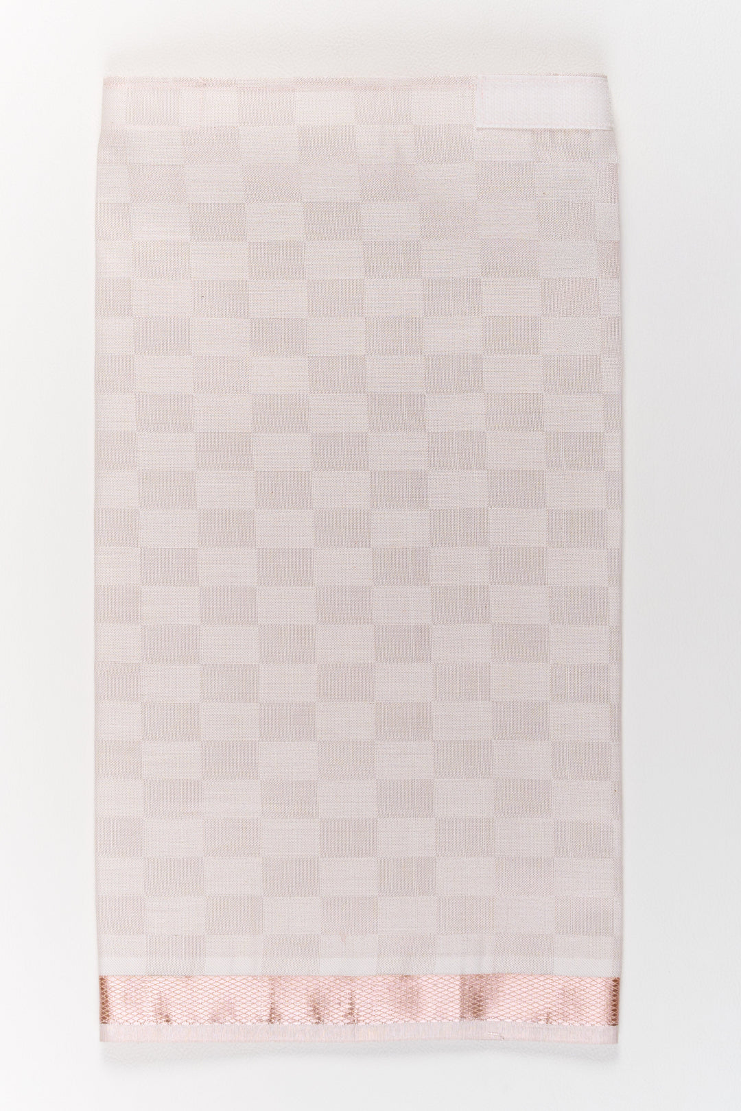 The Nesavu Boys Vesti Boys Silk Dhoti with Rose Gold Zari Border for Traditional Wear Nesavu Boys Silk Dhoti Rose Gold Zari Border Cultural Events Festivals | The Nesavu