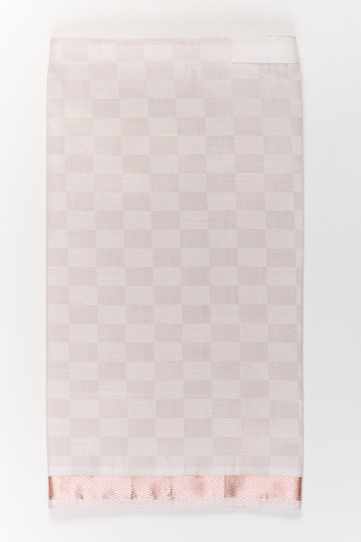 The Nesavu Boys Vesti Boys Silk Dhoti with Rose Gold Zari Border for Traditional Wear Nesavu Boys Silk Dhoti Rose Gold Zari Border Cultural Events Festivals | The Nesavu