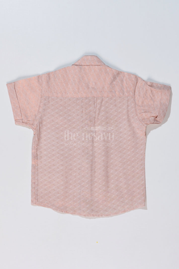 The Nesavu Boys Silk Shirt Boys Silk Long Shirt with Bird Embroidery and Mandarin Collar for Festive Wear Nesavu Boys Silk Long Shirt Bird Embroidery Mandarin Collar Traditional Wear | The Nesavu