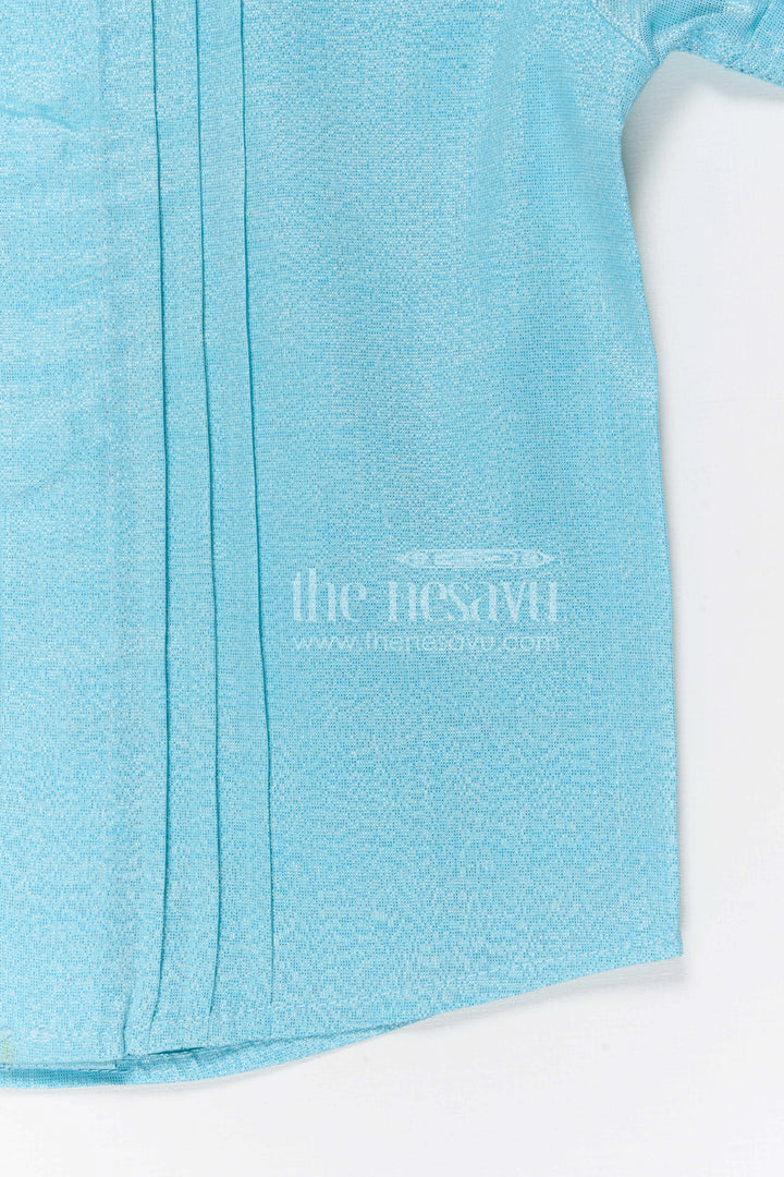 The Nesavu Boys Silk Shirt Boys Silk Shirt for Festive Family Gatherings Nesavu Nesavu Boys Tissue Silk Shirt For Festive Family Gatherings Weddings And Special Occasions