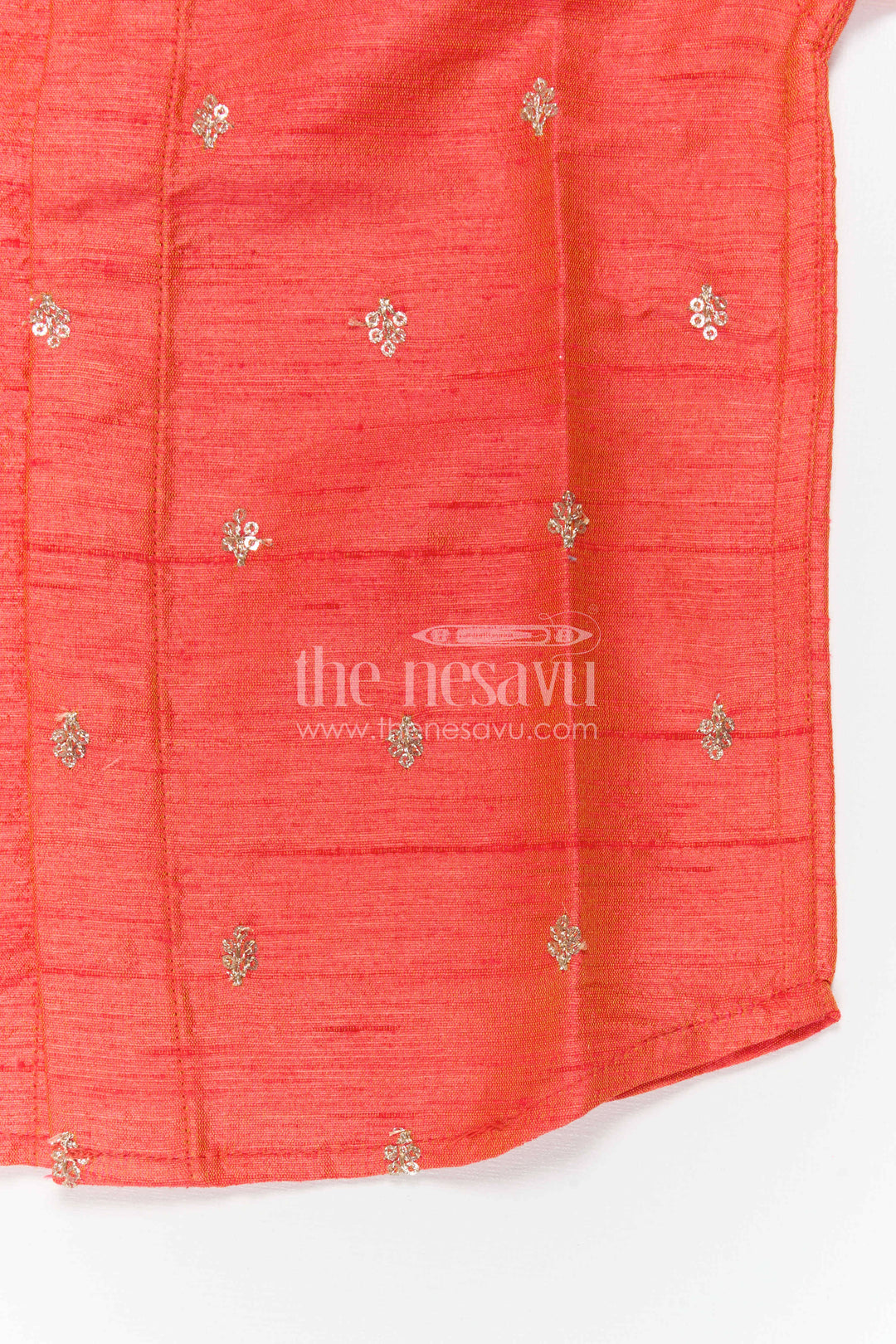 The Nesavu Boys Silk Shirt Boys Silk Shirt for Festive Weddings and Family Celebrations Nesavu Nesavu Boys Silk Shirt With Embroidery For Festive Weddings And Traditional Celebrations