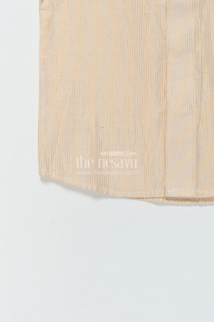 The Nesavu Boys Silk Shirt Boys Silk Shirt for Weddings and Traditional Functions Nesavu Nesavu boys tissue silk shirt for weddings, poojas, and traditional celebrations