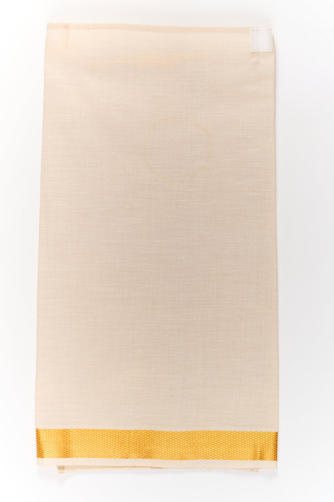 The Nesavu Boys Vesti Boys Silk Vesti with Gold Zari Border for Cultural Events Nesavu Boys Silk Vesti Gold Zari Border Traditional Ceremonies Festivals | The Nesavu