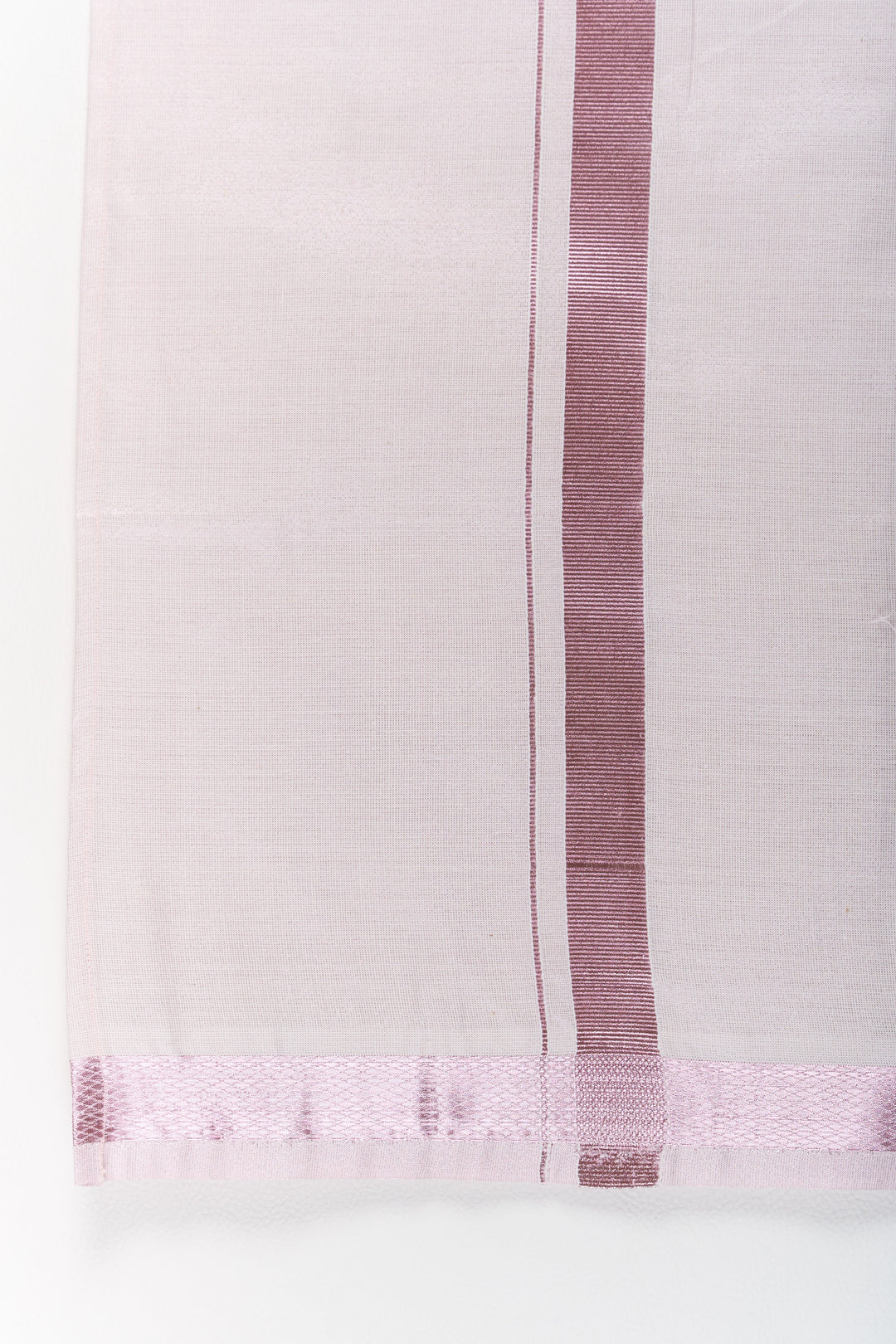 The Nesavu Boys Vesti Boys Silk Vesti with Light Pink Zari Border for Traditional Ceremonies Nesavu Boys Silk Vesti Light Pink Zari Border Adi Traditional Ceremonies Festivals | The Nesavu