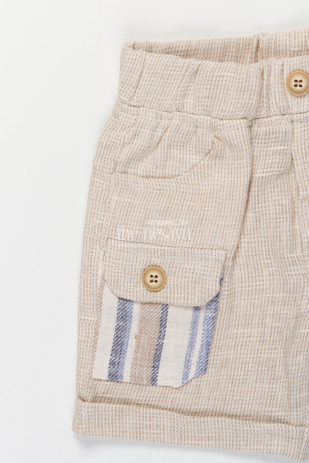 The Nesavu Boys Casual Set Boys Striped Cotton Casual Set for Summer Comfort and Family Functions Nesavu Nesavu boys striped cotton outfit ethnic casual wear temple visits summer outings