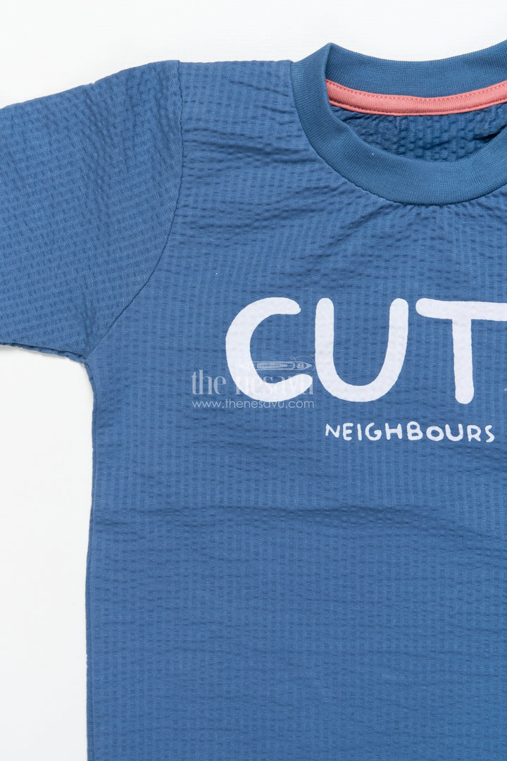 The Nesavu Boys Casual Set Boys Summer Outfit Set with Bag for Outings and Casual Events Nesavu Nesavu boys 3-piece casual set tee shorts bag summer outings daily wear