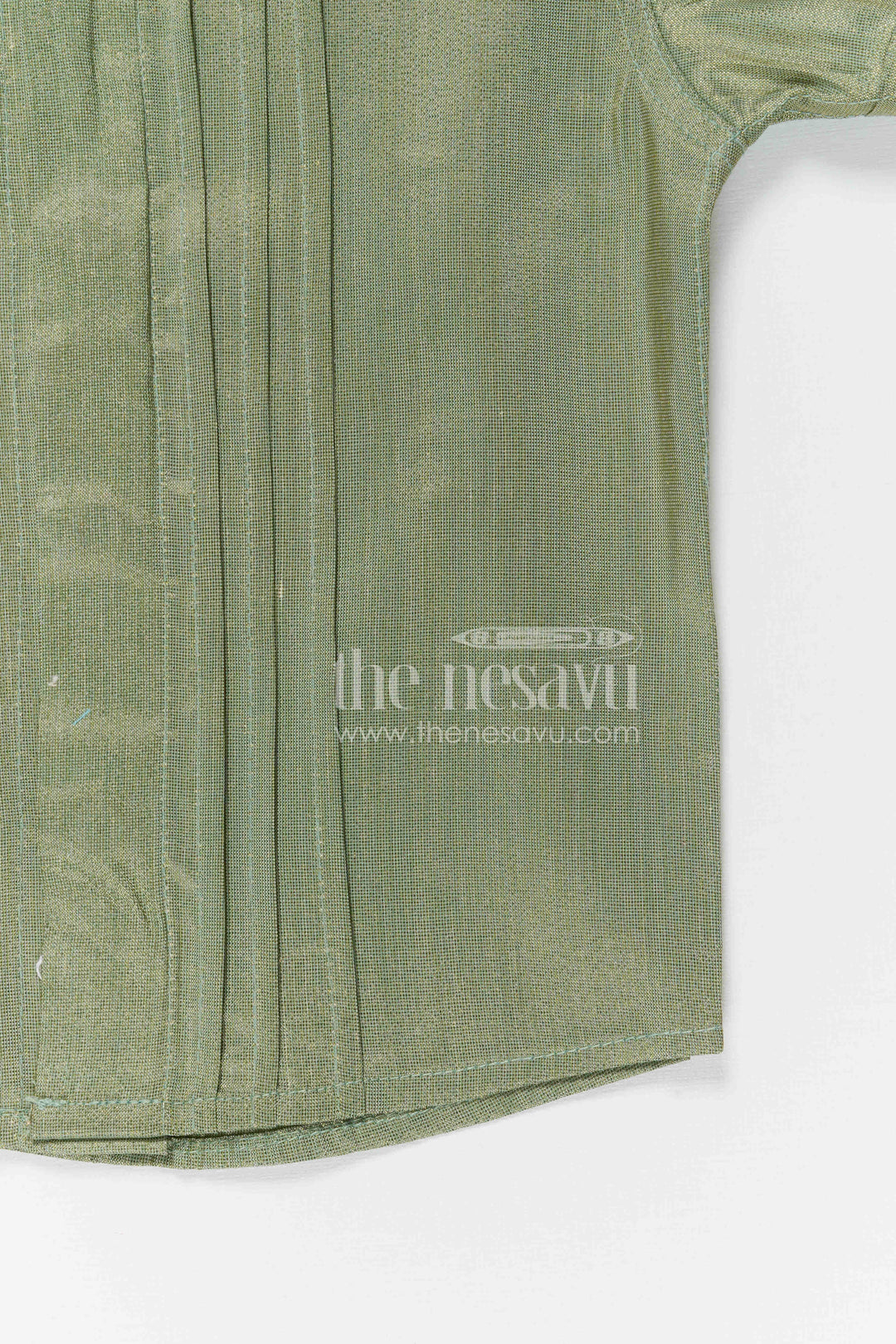 The Nesavu Boys Silk Shirt Boys Tissue Silk Shirt for Festive Occasions Nesavu Nesavu Boys Tissue Silk Shirt For Weddings Festivals And Traditional Family Functions