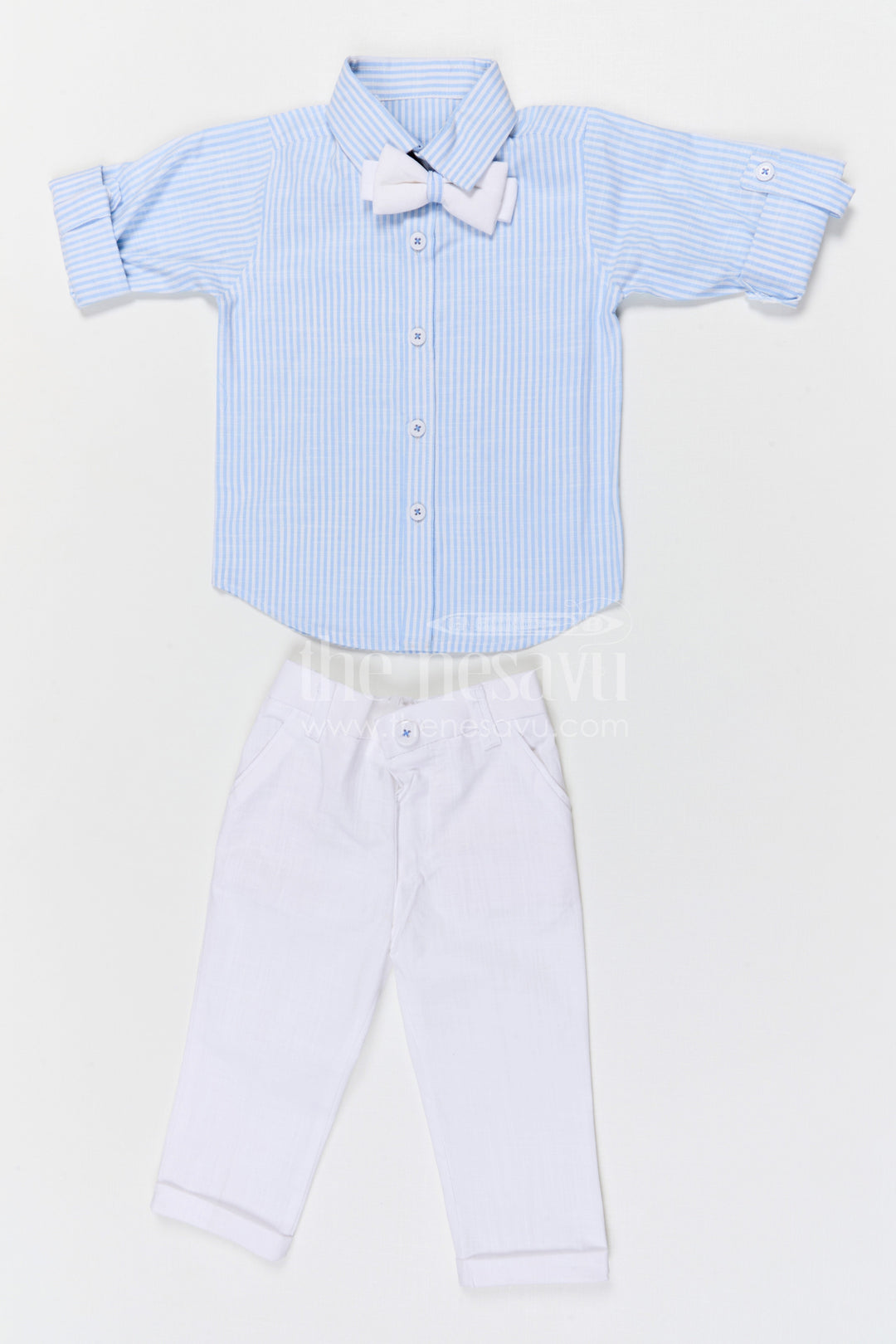 The Nesavu Boys Jacket Sets Boys Traditional Jacket Set for Festive Celebrations and Family Functions Nesavu Nesavu boys cotton striped jacket set for festive celebrations weddings and family occasions