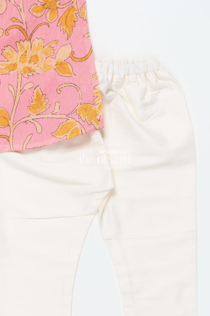 The Nesavu Boys Kurtha Set Boys Traditional Kurta Set for Poojas, Temple Visits and Ethnic Events Nesavu Nesavu boys ethnic kurta pyjama set poojas festive occasions