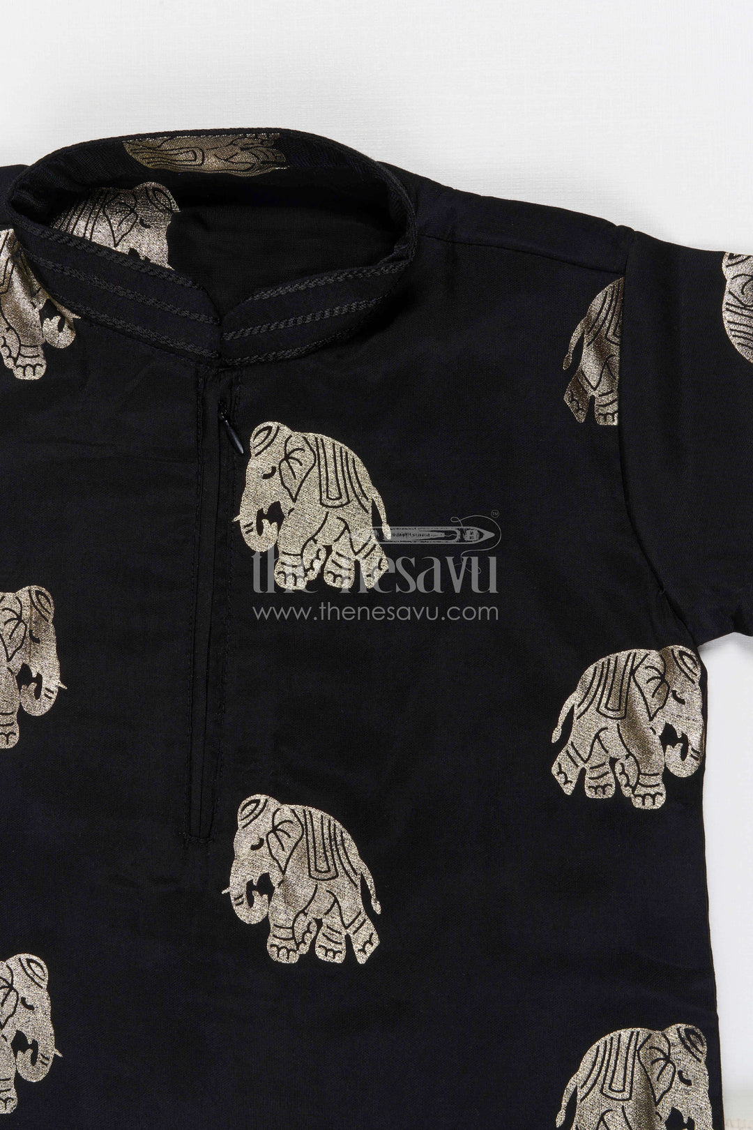 The Nesavu Boys Kurtha Set Boys Traditional Kurta Set for Weddings and Festive Occasions Nesavu Nesavu boys traditional kurta set for weddings festivals and ethnic celebrations silk blend outfit