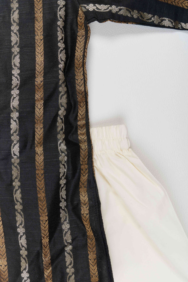 The Nesavu Boys Kurtha Set Boys Traditional Kurta Set for Weddings Temple Visits and Festive Events Nesavu Nesavu Boys Traditional Kurta Set For Weddings Temple Visits Poojas And Festive Family Occasions