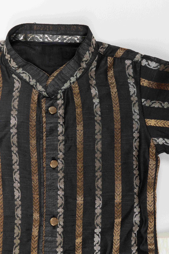 The Nesavu Boys Kurtha Set Boys Traditional Kurta Set for Weddings Temple Visits and Festive Events Nesavu Nesavu Boys Traditional Kurta Set For Weddings Temple Visits Poojas And Festive Family Occasions