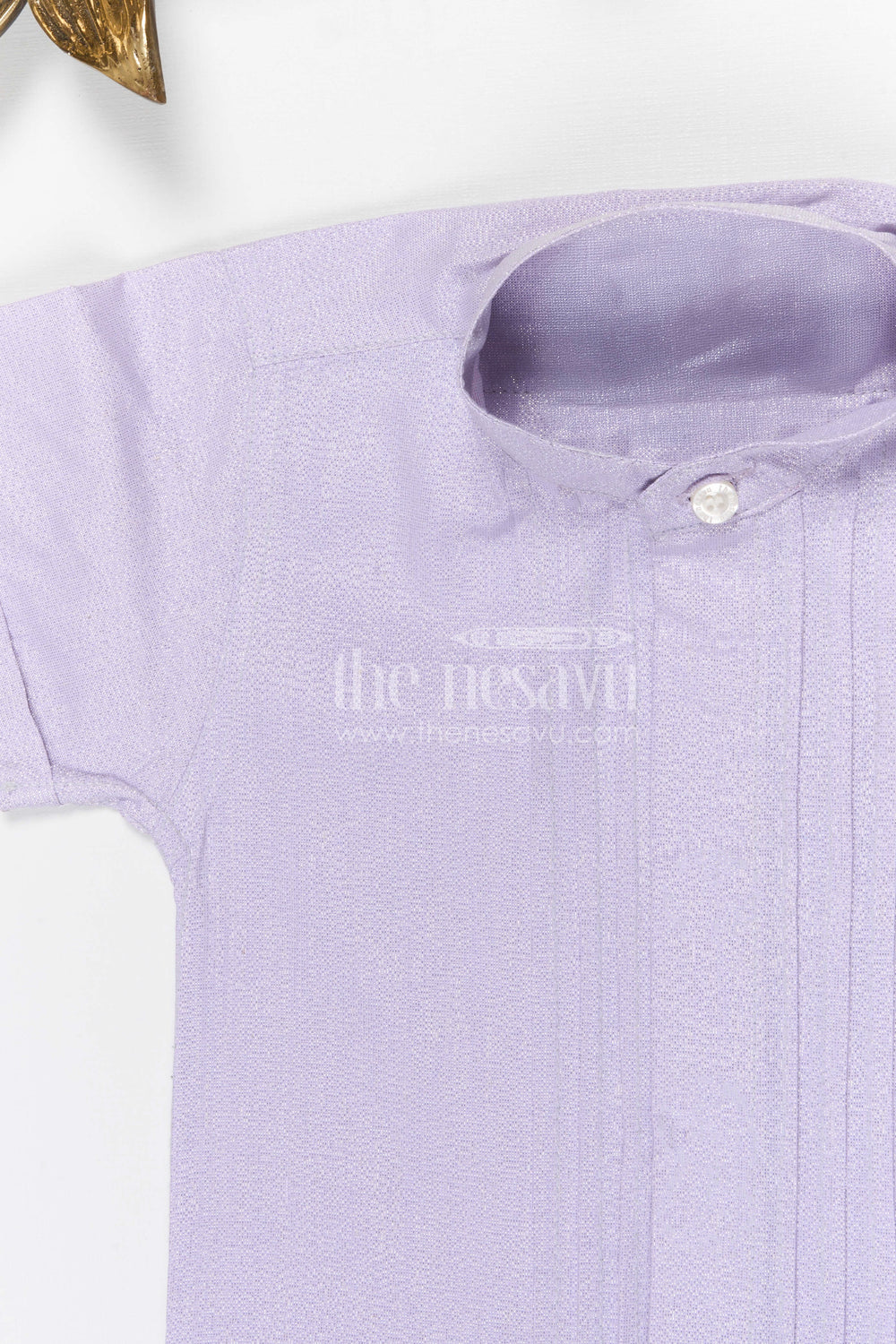 The Nesavu Boys Silk Shirt Boys Traditional Silk Shirt for Weddings and Receptions Nesavu Nesavu Boys Tissue Silk Shirt For Weddings Receptions And Traditional Festive Occasions