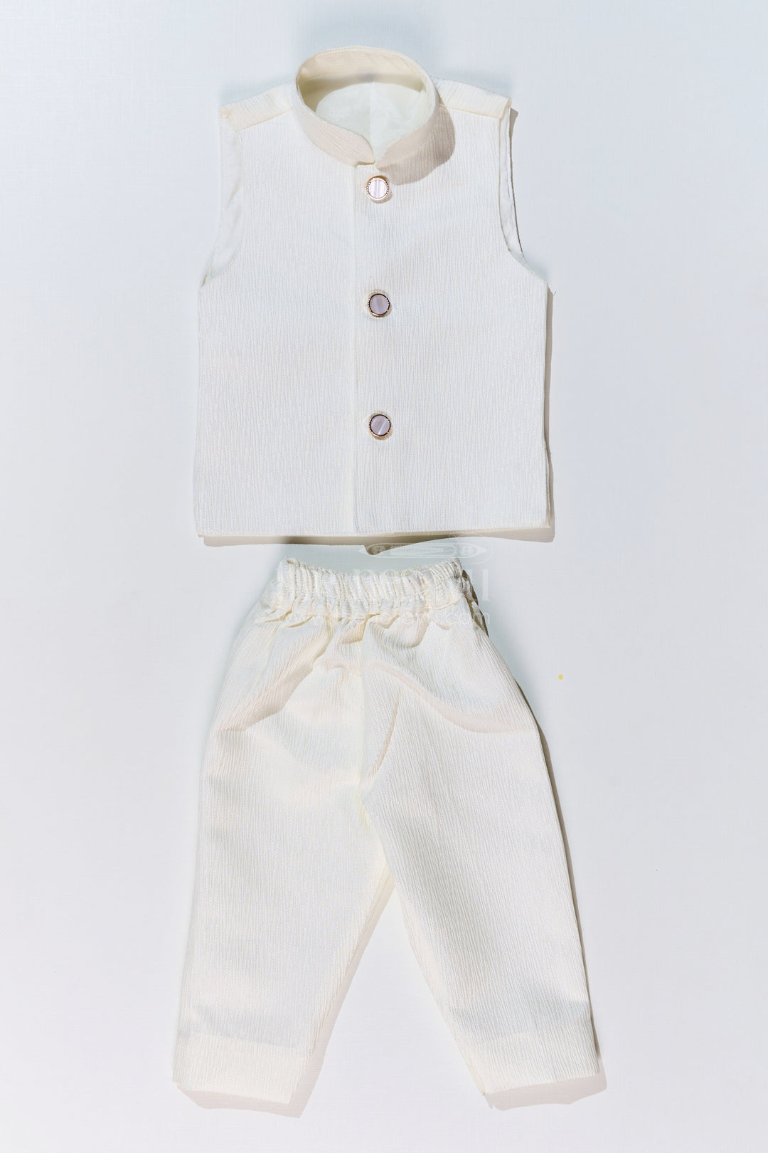 The Nesavu Boys Jacket Sets Boys Wedding Kurta with Jacket in Silk Blend with Designer Embroidery and Regal Detailing Nesavu Nesavu Boys Wedding Kurta Jacket Silk Blend Designer Embroidery Ornamental Brooch