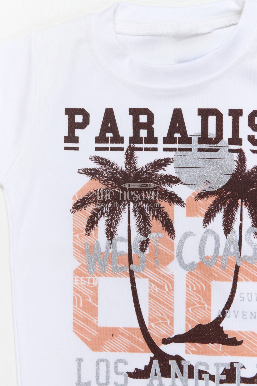 The Nesavu Boys Casual Set Casual Shirt and Pant Set for Toddler Boys for Everyday Outings Nesavu Nesavu casual cotton shirt pant set toddler boys embroidery layered tee