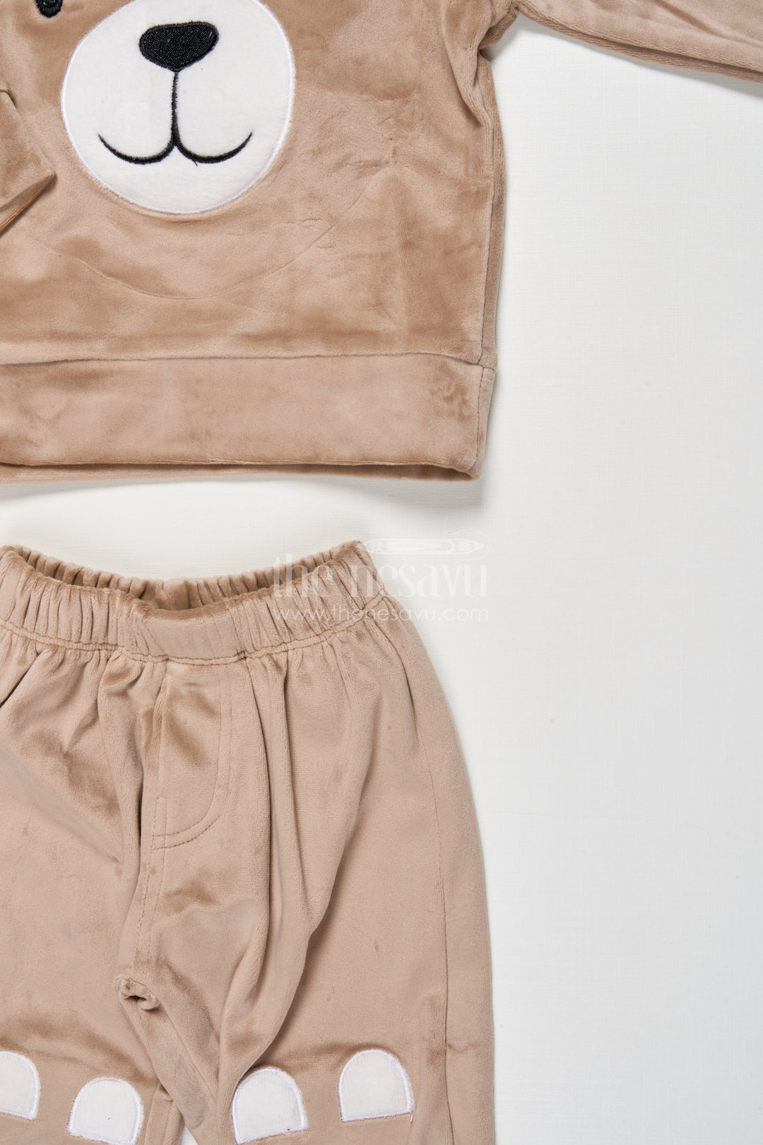 The Nesavu Boys Casual Set Cotton Boys Jogger Set with Animal Print for Everyday Play Nesavu Nesavu boys cotton casual jogger set animal print everyday comfort active wear