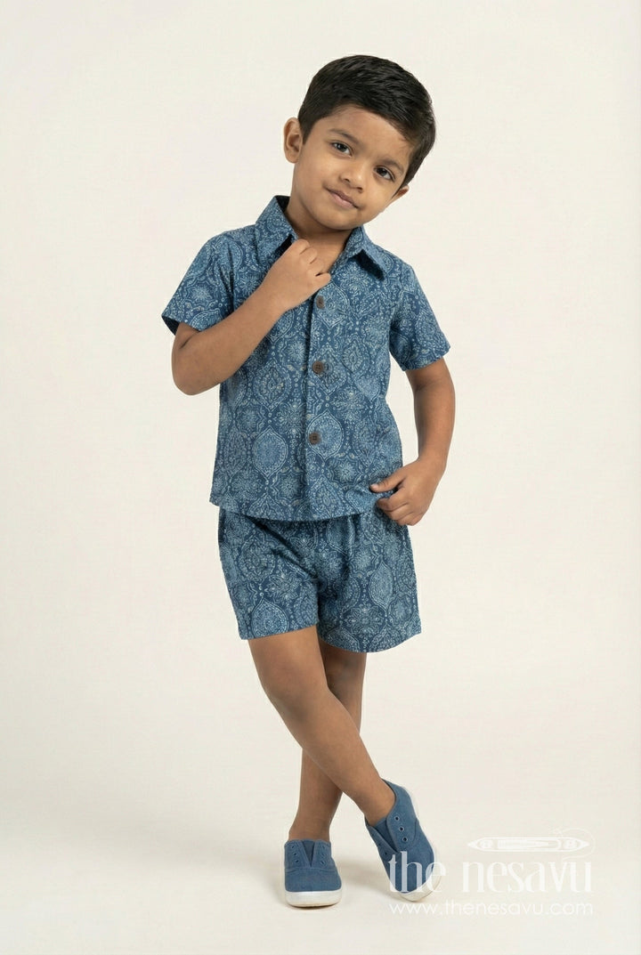 The Nesavu Boys Casual Set Cotton Casual Set for Toddler Boys&