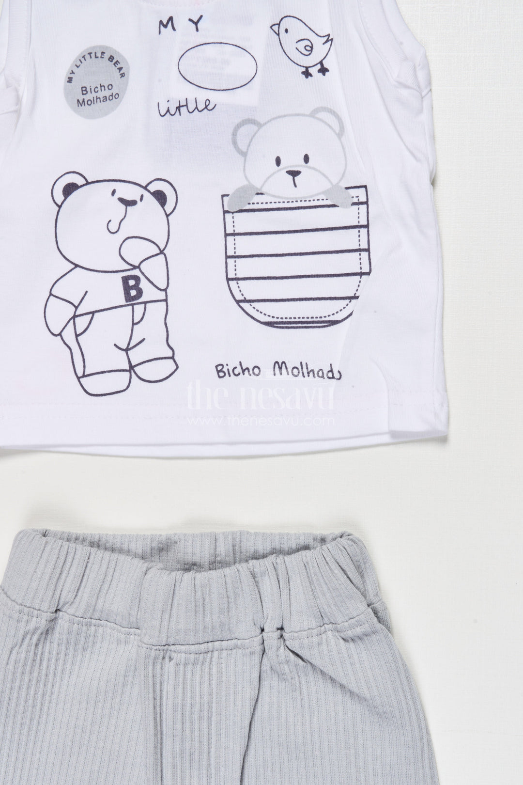 The Nesavu Boys Casual Set Cotton Co-ord Set for Boys to Wear During Play, Outings, or Lounging Nesavu Nesavu boys cotton co-ord set short sleeve shirt pants play casual wear