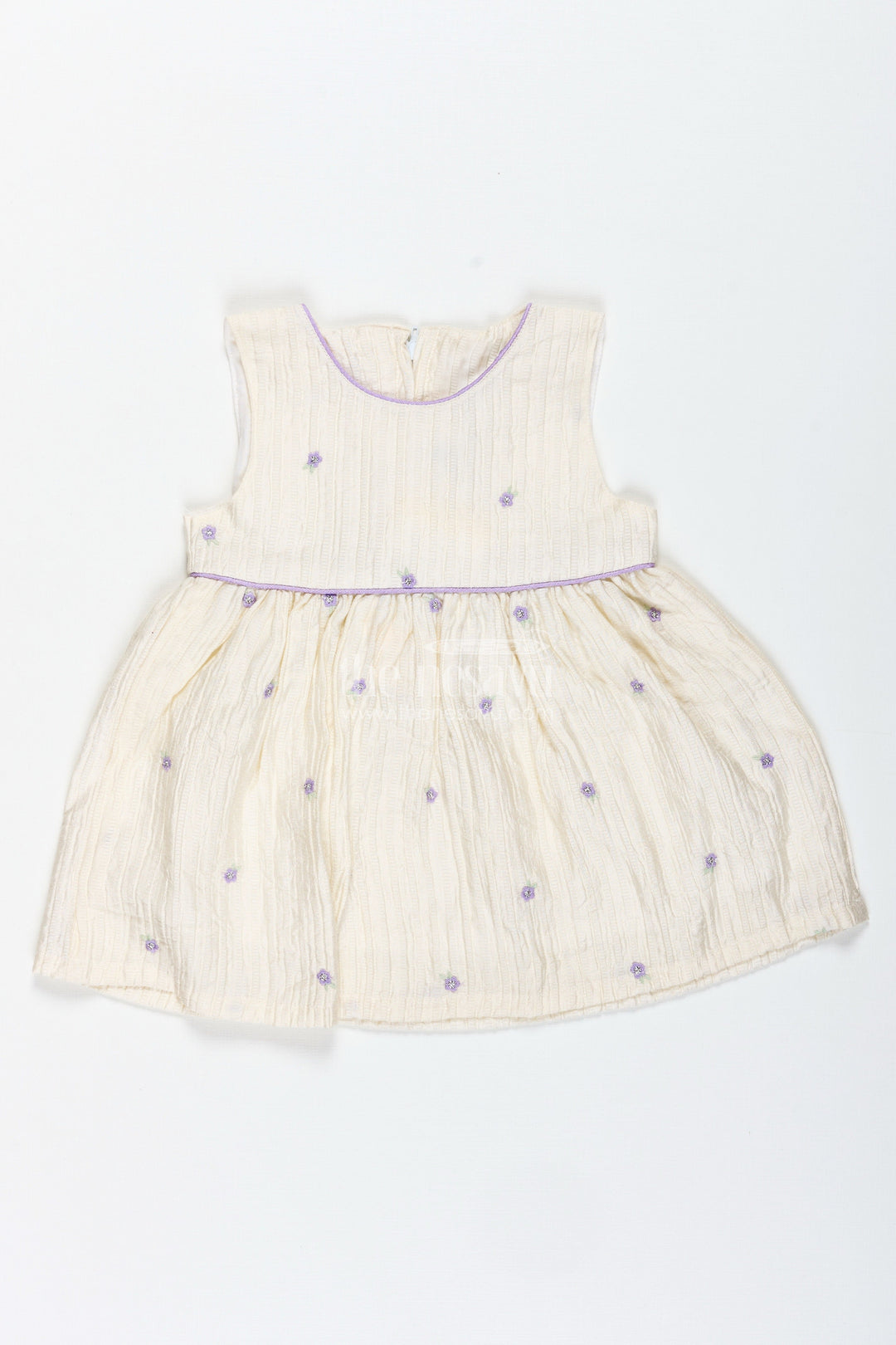 The Nesavu Baby Cotton Frocks Cotton Floral Embroidered Dress for Baby Girls Nesavu Nesavu Toddler Girls Cotton Dress Embroidered Frock Coordinated Purple Shirt