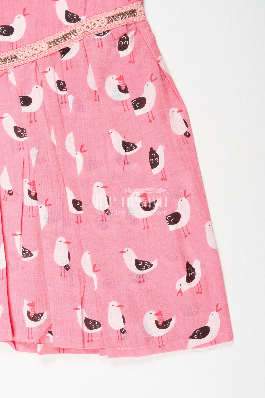 The Nesavu Girls Cotton Frock Cotton Frock for Toddler Girls for Playdates and Everyday Comfort Nesavu Nesavu cotton frock toddler girls digital print  ideal summer playdates daily wear