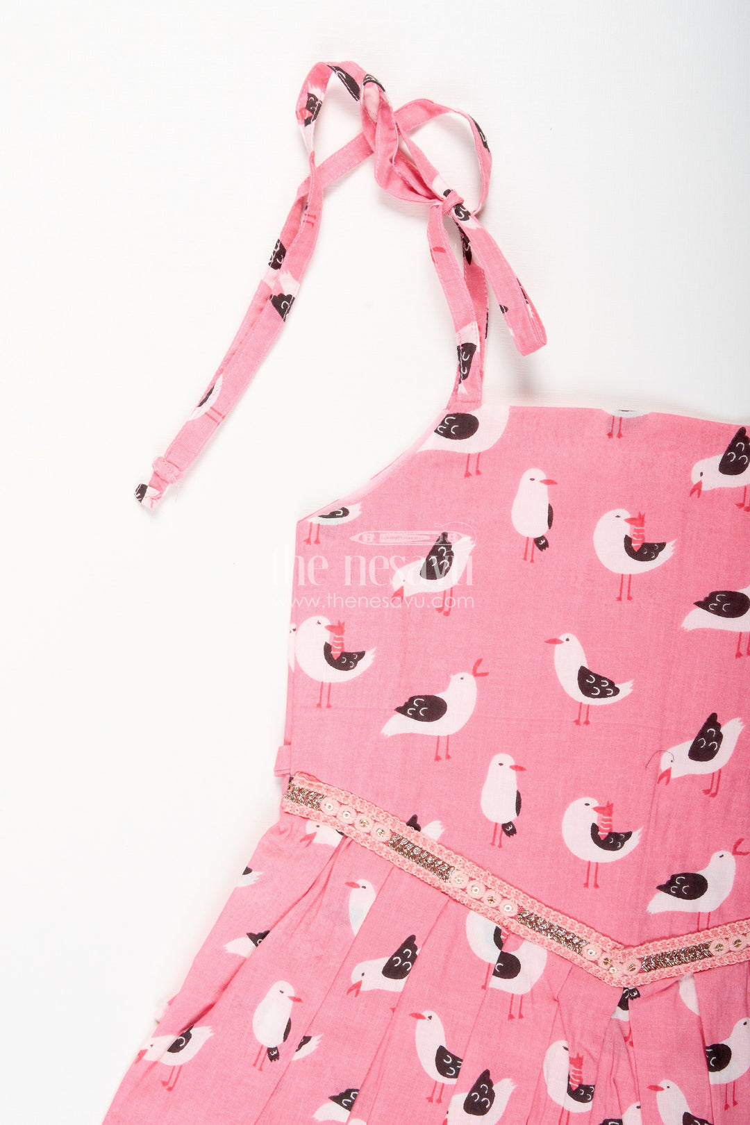 The Nesavu Girls Cotton Frock Cotton Frock for Toddler Girls for Playdates and Everyday Comfort Nesavu Nesavu cotton frock toddler girls digital print  ideal summer playdates daily wear