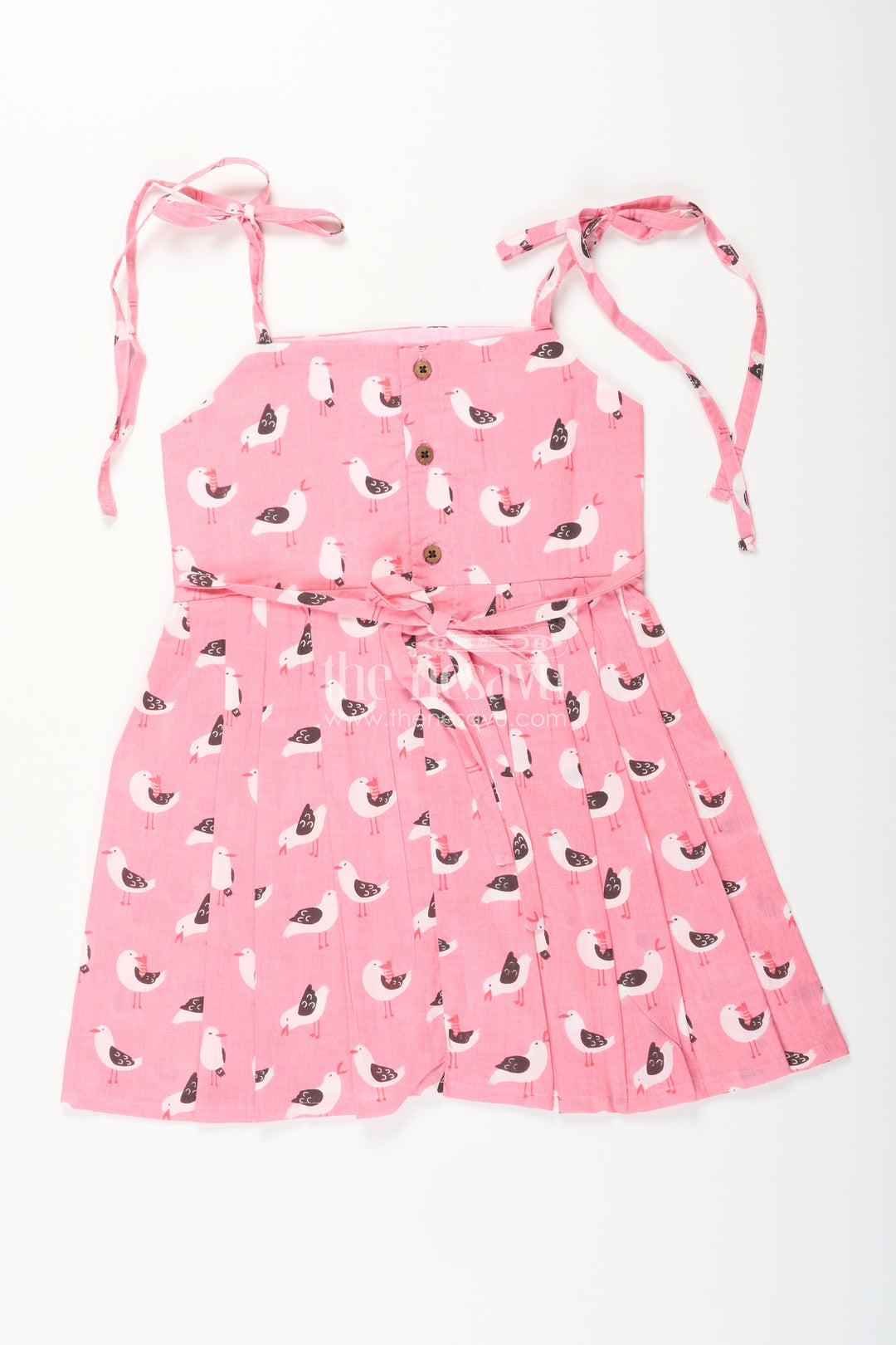 The Nesavu Girls Cotton Frock Cotton Frock for Toddler Girls for Playdates and Everyday Comfort Nesavu Nesavu cotton frock toddler girls digital print  ideal summer playdates daily wear