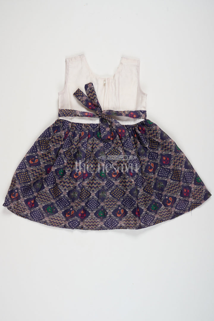 The Nesavu Girls Cotton Frock Cotton Ladies Frock with Chanderi Silk Cotton and Embroidery, Ideal for Family Gatherings and Summer Events Nesavu Cotton Ladies Frock Chanderi Silk Cotton Nesavu Perfect Summer Family Gatherings Casual Events