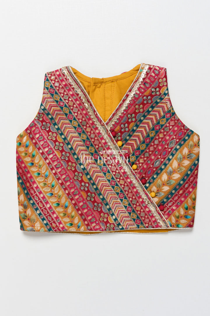 The Nesavu Girls Lehenga Choli Designer Lehenga Choli for Girls with Georgette Embroidery and Traditional Motifs Nesavu Nesavu girls georgette lehenga choli embroidery  perfect weddings festive occasions