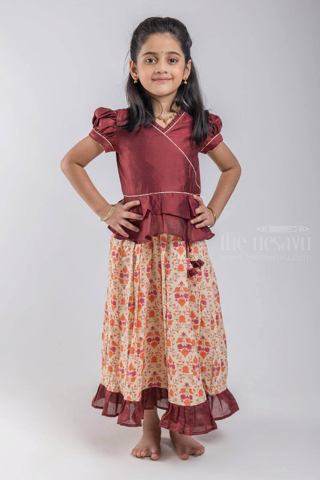 Designer Pattu Pavadai for Baby Girls: Comfort & Style Combined