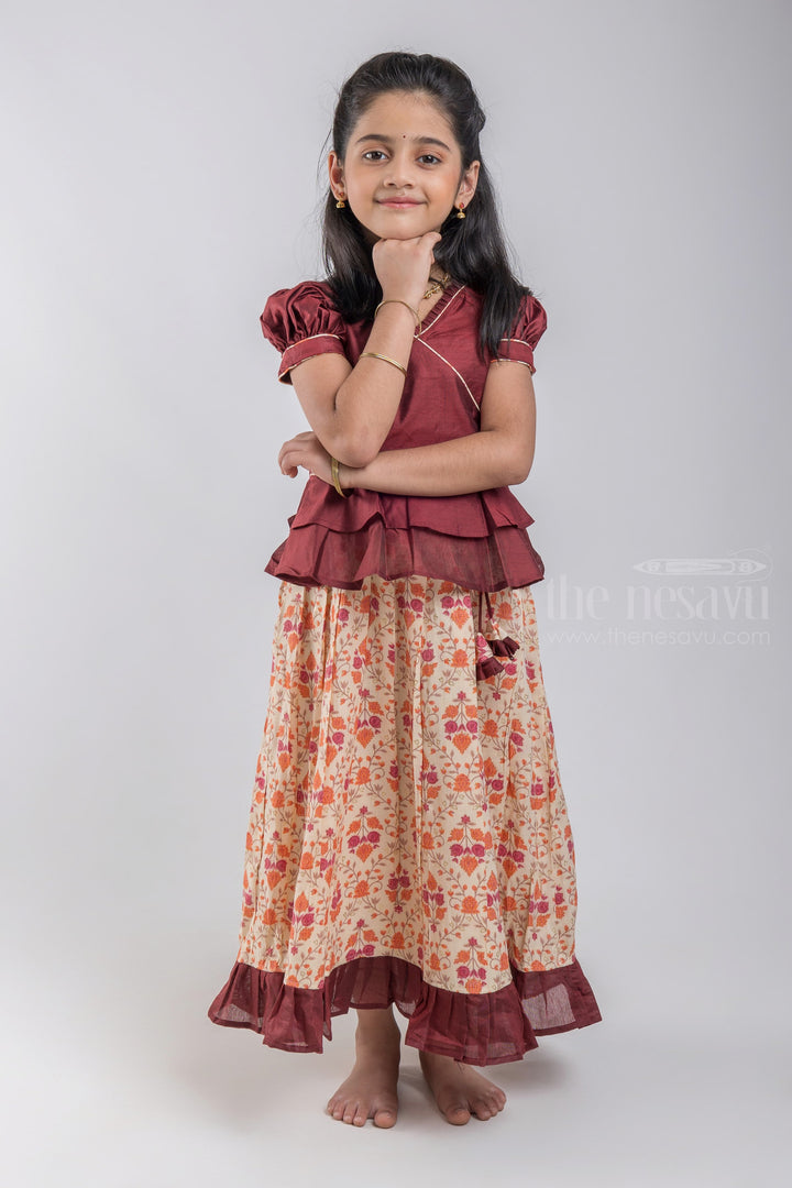 Designer Pattu Pavadai for Baby Girls: Comfort & Style Combined