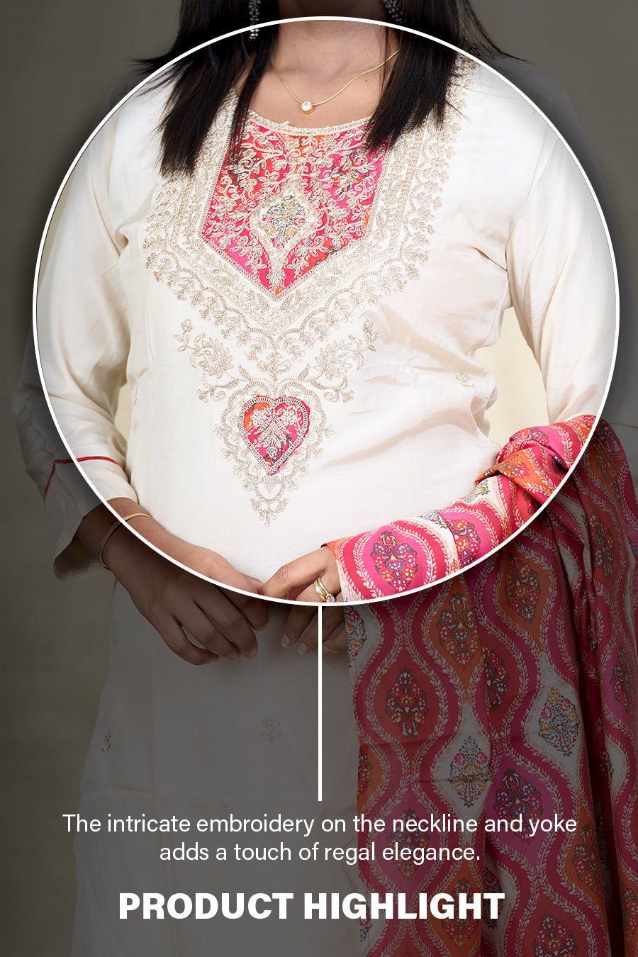 The Nesavu Womens Straight Suit Sets Designer Viscose Silk Kurta Set with Zari Embroidery and Dupatta Nesavu Designer Viscose Silk Salwar Suit Set for Women Zari Embroidered Kurta with Dupatta | The Nesavu