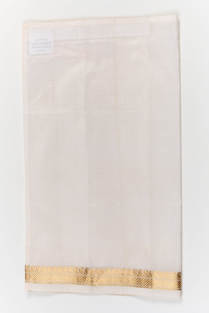 The Nesavu Pure Silk Vesti Dhoti Kurta Set for Boys for Weddings and Festive Occasions Nesavu Nesavu silk dhoti kurta set for boys – traditional wear for weddings, festivals, and cultural events