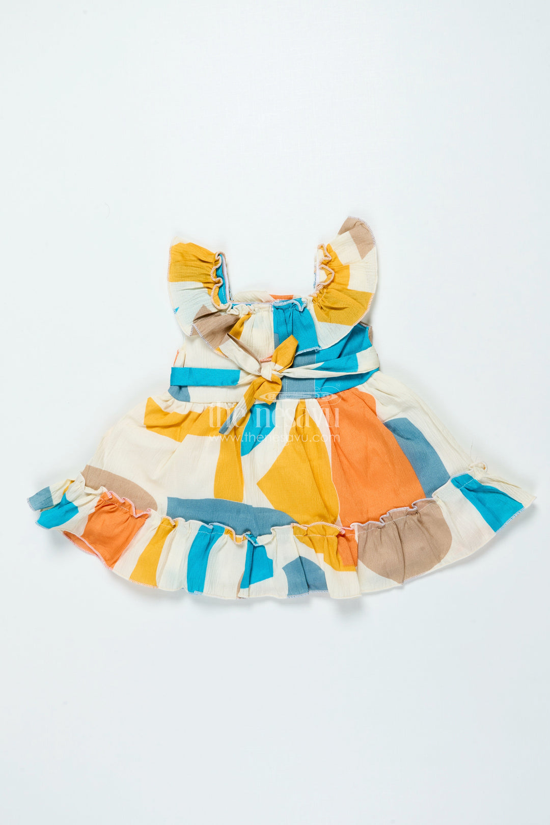 The Nesavu Baby Frocks Digital Print Baby Frock for Festivals and Playful Celebrations Nesavu Nesavu digital print georgette frock baby girls festivals parties joyful family gatherings