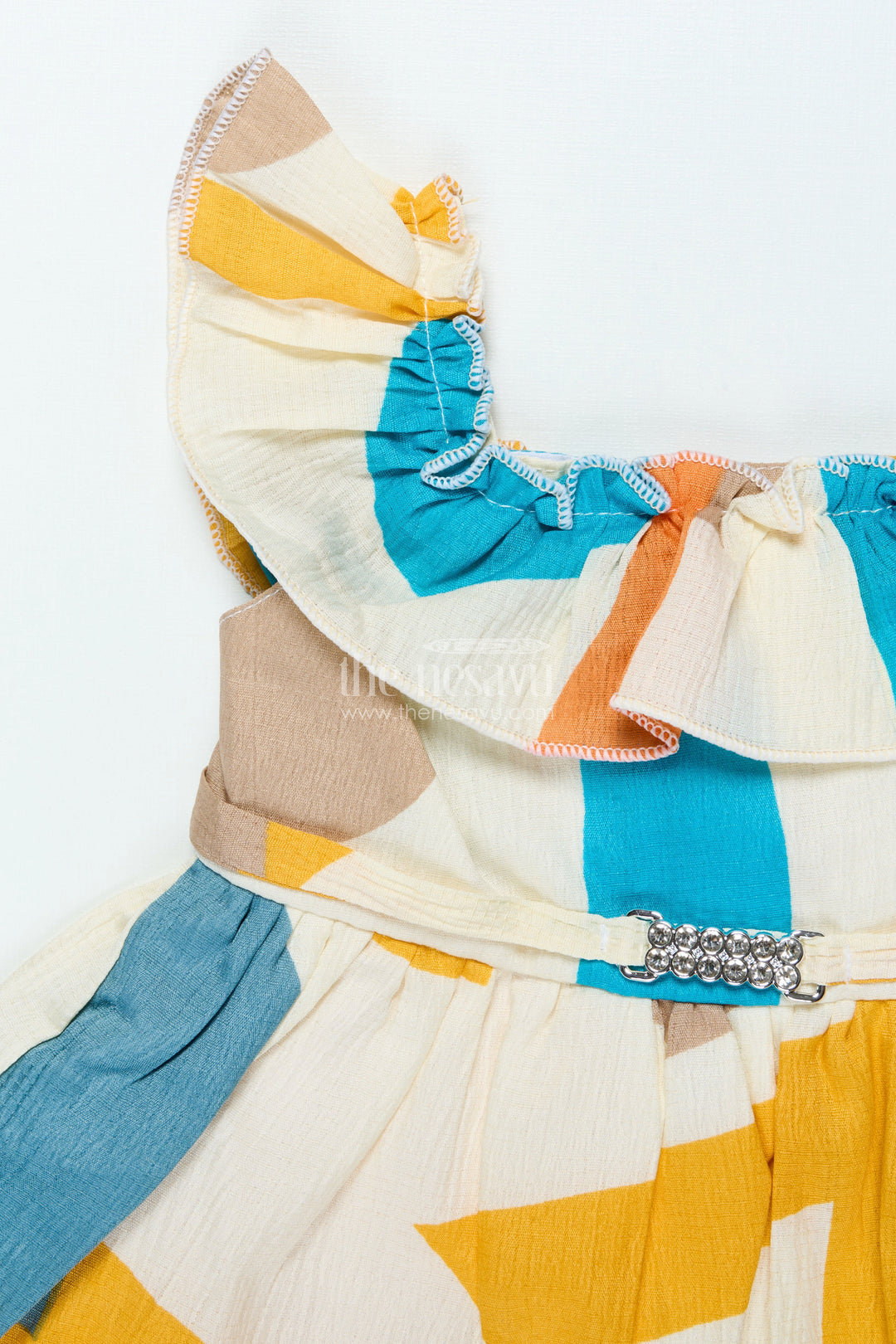 The Nesavu Baby Frocks Digital Print Baby Frock for Festivals and Playful Celebrations Nesavu Nesavu digital print georgette frock baby girls festivals parties joyful family gatherings