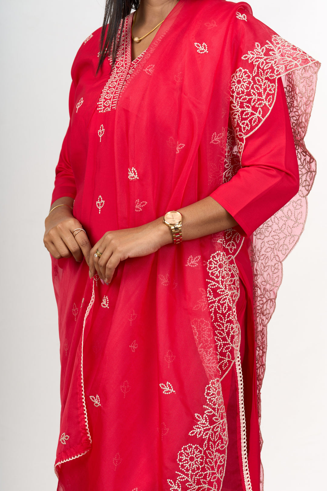 The Nesavu Womens Straight Suit Sets Elegant Art Silk Traditional Dress for Function with Embroidery Details for Women Nesavu Traditional Art Silk Dress Functions Embroidered Dupatta Women - | The Nesavu