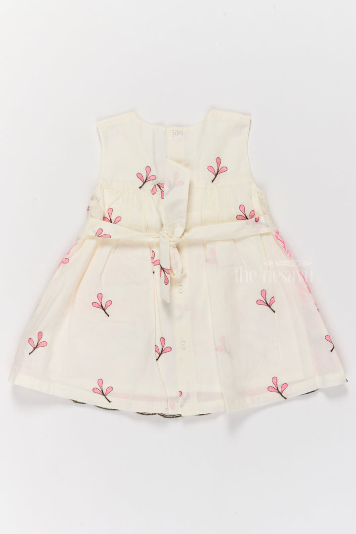 The Nesavu Baby Casual Sets Elegant Newborn Baby Girl Clothes Online with Floral Embroidery Nesavu Elegant Newborn Baby Girl Clothes Online Floral Embroidery | The Nesavu