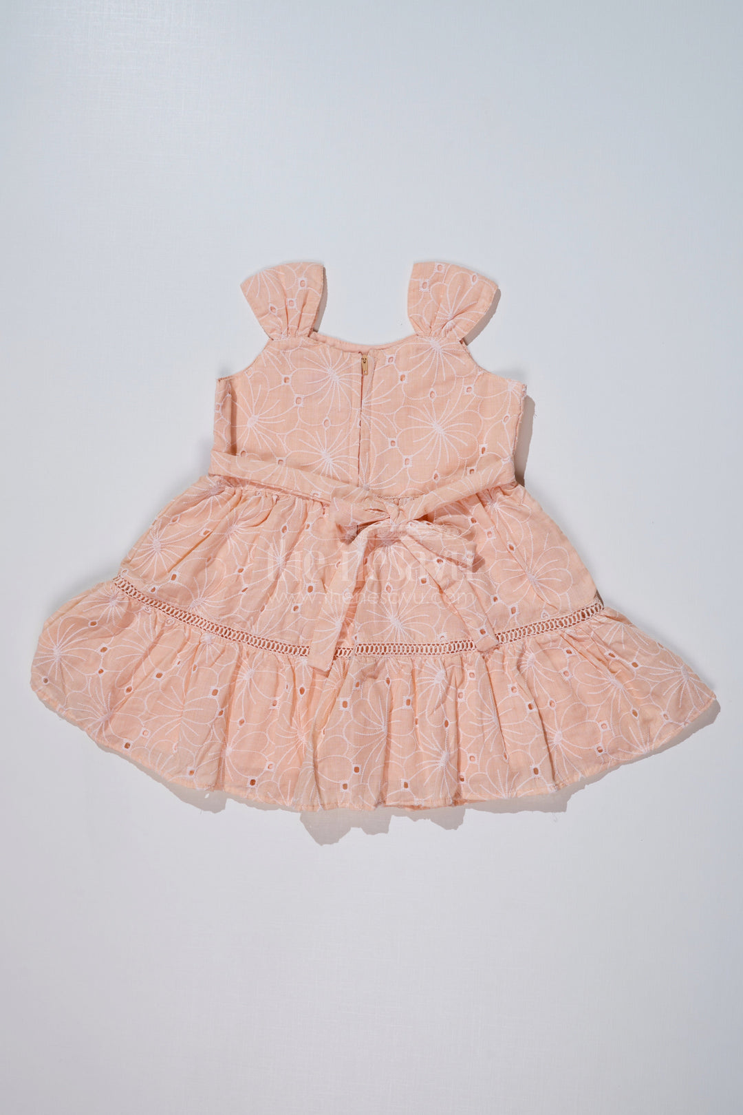 The Nesavu Girls Cotton Frock Elegant Pastel Colors Dress for Girls in Cotton with Delicate Chikankari Embroidery Nesavu Pastel Colors Dress Girls Cotton Delicate Chikankari Embroidery | The Nesavu