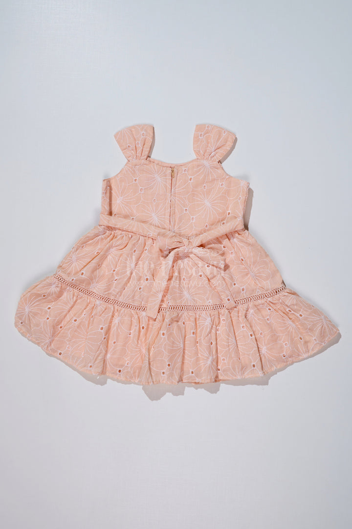 The Nesavu Girls Cotton Frock Elegant Pastel Colors Dress for Girls in Cotton with Delicate Chikankari Embroidery Nesavu Pastel Colors Dress Girls Cotton Delicate Chikankari Embroidery | The Nesavu