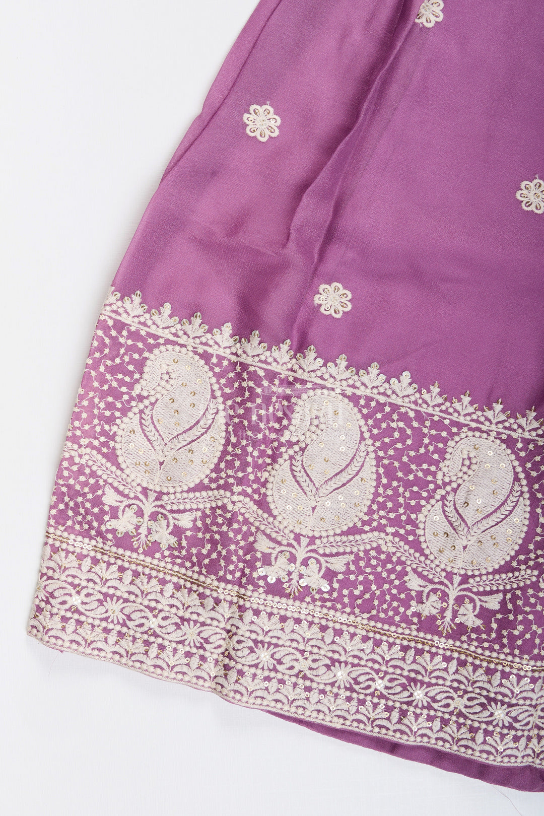 The Nesavu Girls Sharara / Plazo Set Embroidered plazo set with tassel detail – festive ethnic set for girls Nesavu Nesavu ethnic plazo set girls  embroidered festive wear toddlers