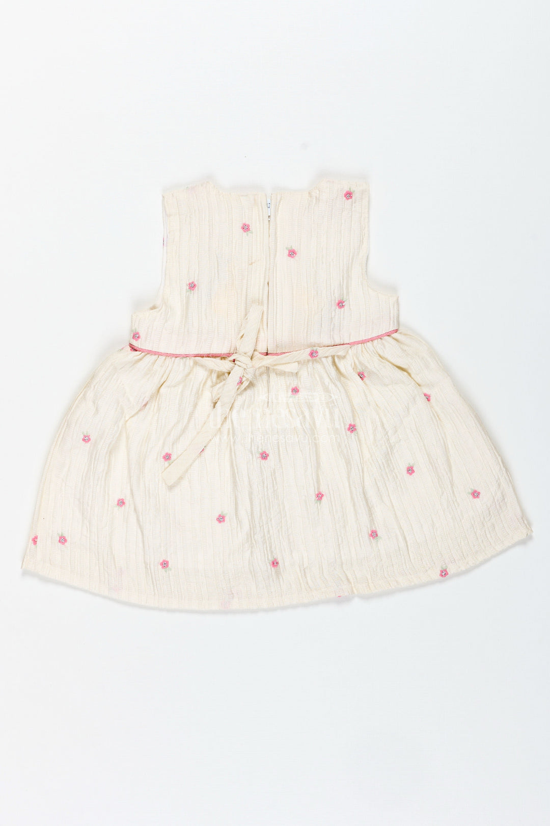 The Nesavu Baby Cotton Frocks Everyday Cotton Outfit Set for Baby Girls with Embroidery Nesavu Nesavu Soft Cotton Baby Girl Everyday Outfit Pink Shirt Embroidered Sleeveless Frock