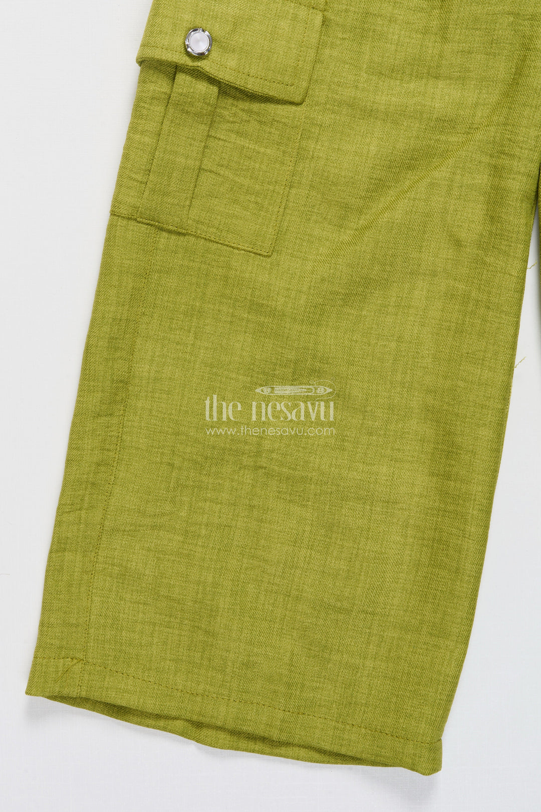 The Nesavu Girls Co-Ord Sets Floral Embroidered Girls Co-Ord Set with Jacket Perfect for Ethnic School Events and Festive Days Nesavu Nesavu girls floral embroidered co-ord set jacket festive school ethnic day ready outfit