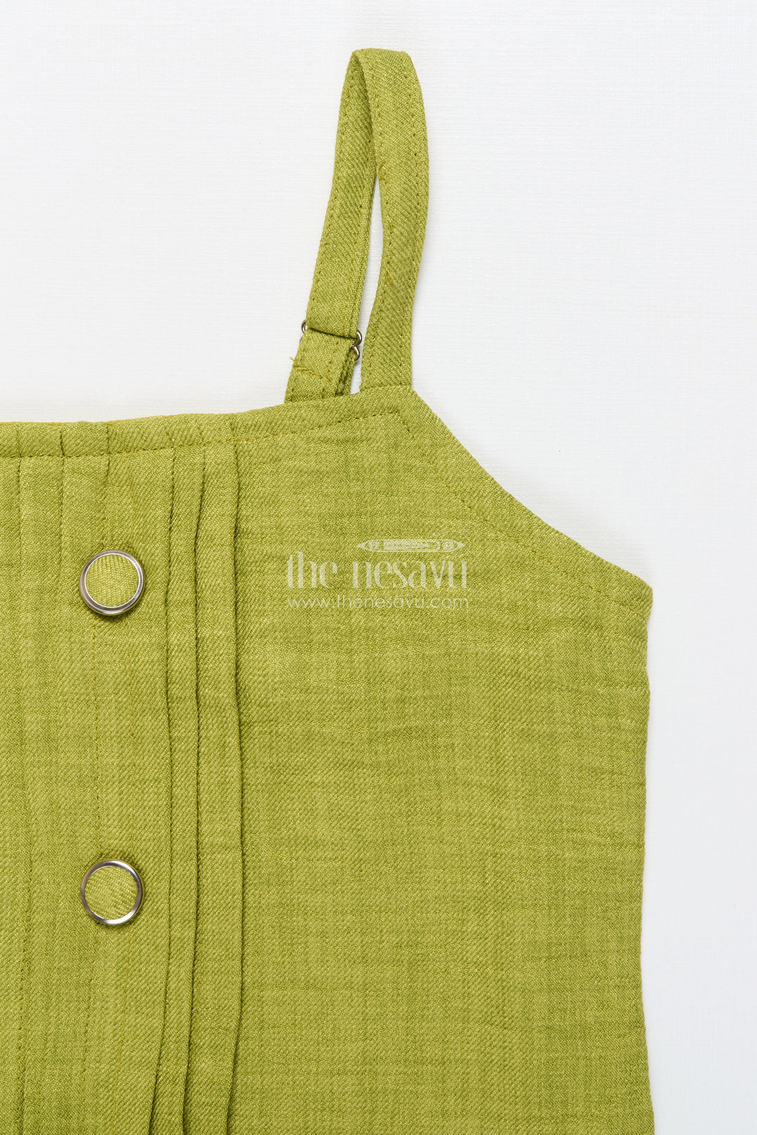 The Nesavu Girls Co-Ord Sets Floral Embroidered Girls Co-Ord Set with Jacket Perfect for Ethnic School Events and Festive Days Nesavu Nesavu girls floral embroidered co-ord set jacket festive school ethnic day ready outfit