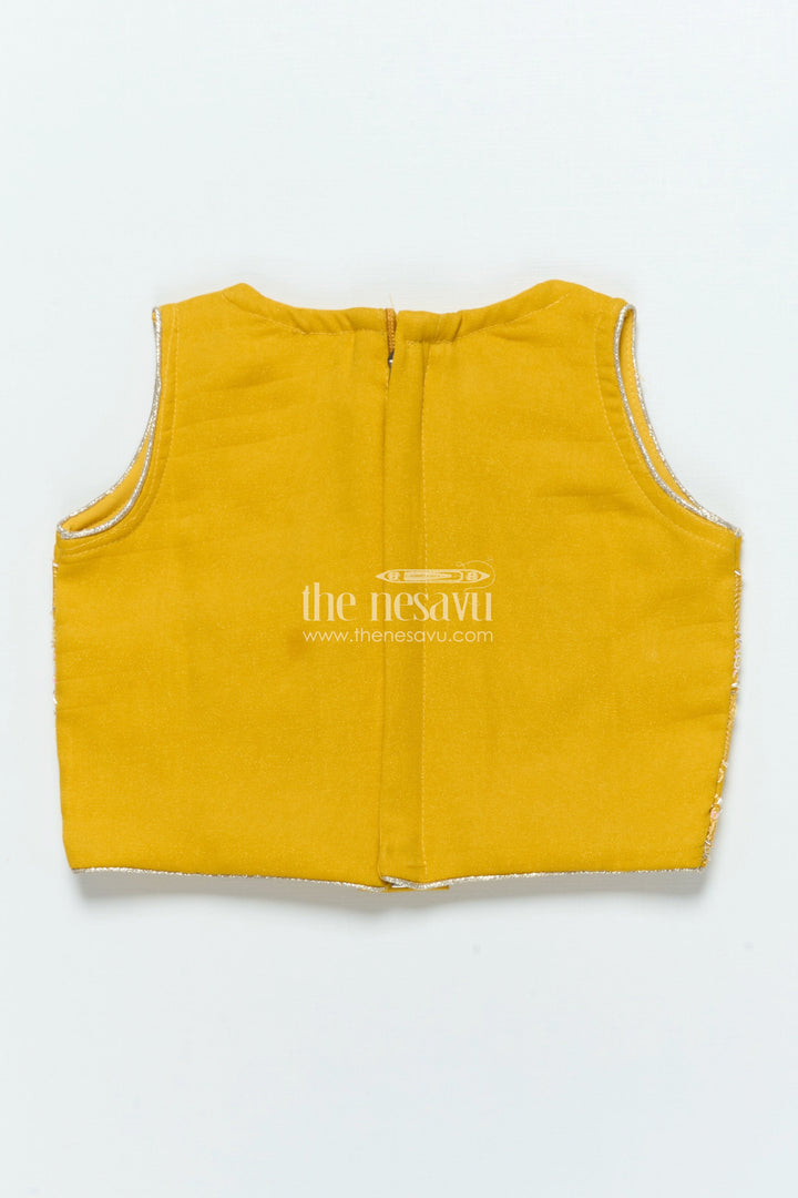 The Nesavu Girls Lehenga Choli Floral Embroidered Lehenga Choli for Girls for Weddings and Festive Events Nesavu Nesavu floral embroidered lehenga choli girls georgette perfect weddings festive events