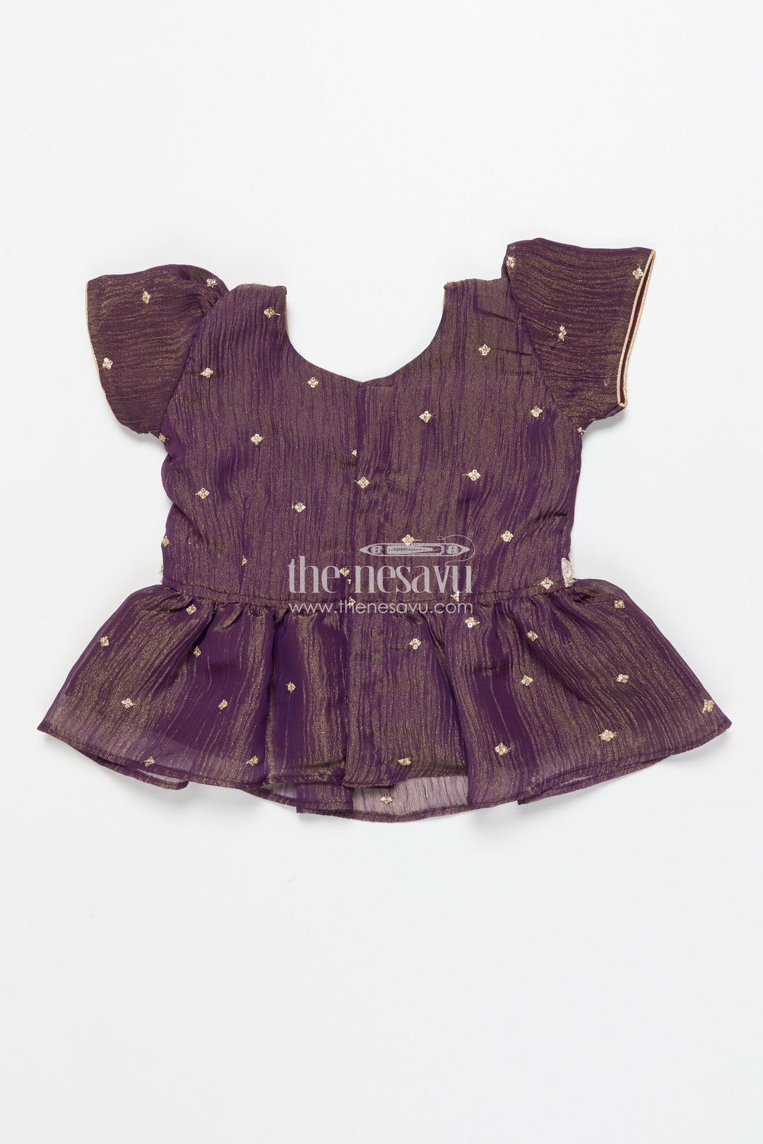 The Nesavu Pattu Pavadai Floral Pattu Pavadai for Toddler Girls for Festive Wear and Cultural Days Nesavu Nesavu floral pattu pavadai toddler girls embroidered yoke lotus print festive skirt