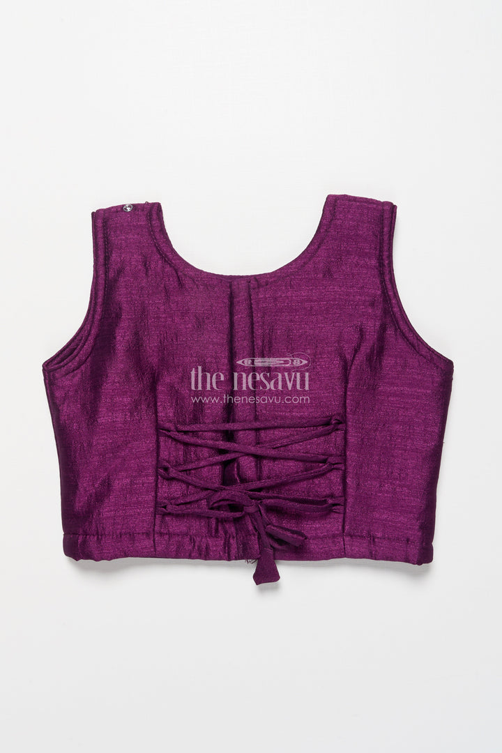 The Nesavu Girls Lehenga Choli Girl’S Georgette Lehenga Choli for Weddings and Festive Functions Nesavu Nesavu pure georgette girls lehenga choli designer embroidery wedding