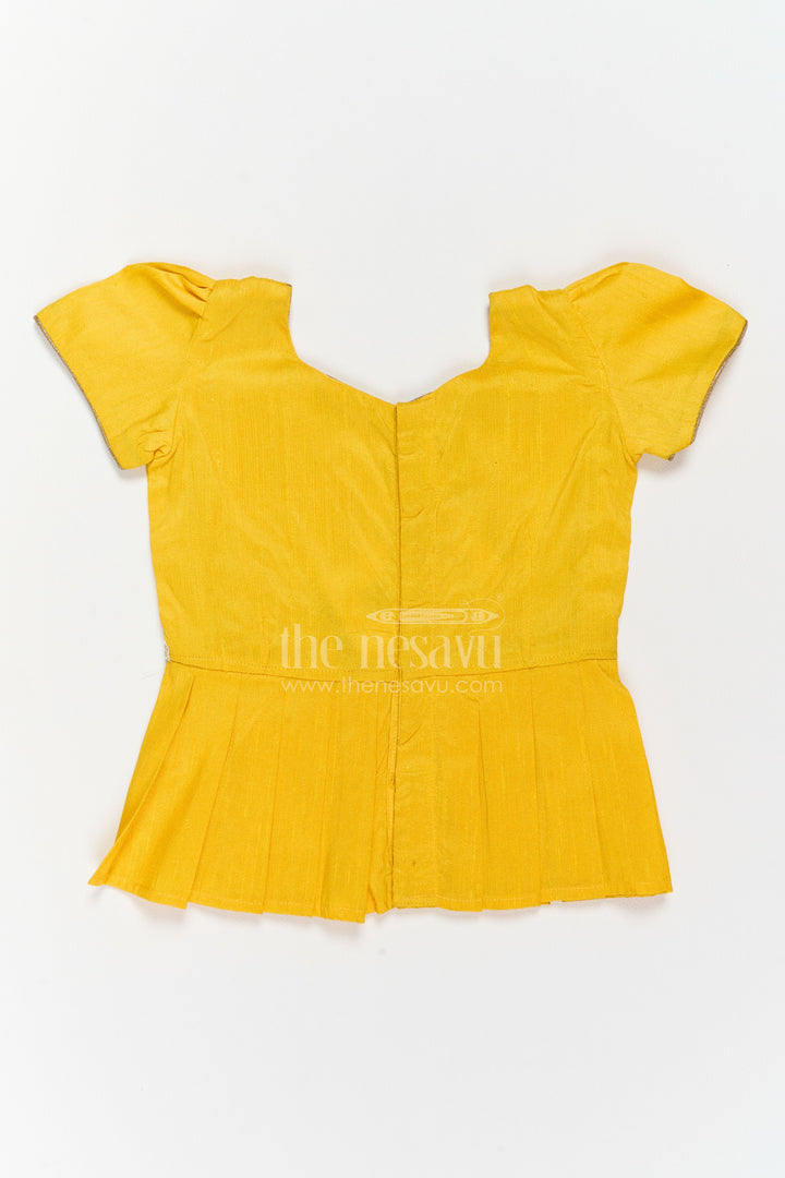 The Nesavu Pattu Pavadai Girls Art Silk Pattu Pavadai for Festive Events and Temple Celebrations Nesavu Nesavu Girls Art Silk Pattu Pavadai For Festive Events Temple Celebrations And Traditional Family Functions